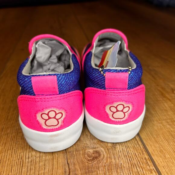 Ground Up Canvas Slip-on Colorful Paw Patrol Sneakers Size 3 Shoes - Picture 2 of 13